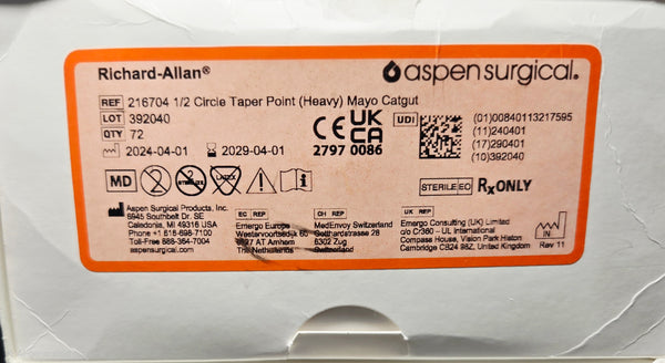 Specialty Sutures - Still Suitable for practice beyond expiration date
