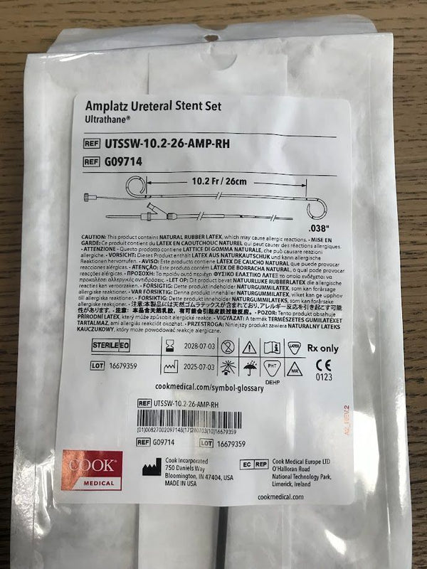 Amplatz ureteral stent - For Practice Use Only