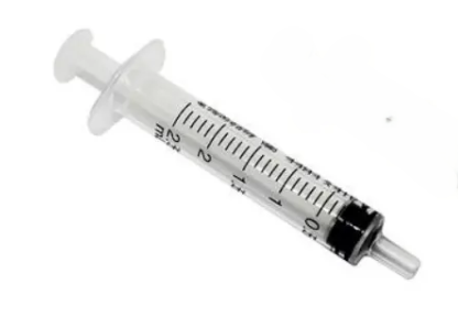 Syringe with Luer-Lok Tip or Catheter Tip - All sizes