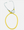 Stethoscope with yellow tubing on a white background
