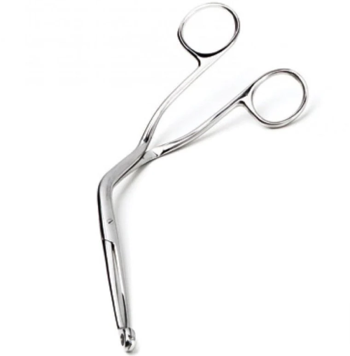 A pair of Magill Catheter Forceps with serrated tips, silver in color, typically used in medical settings.